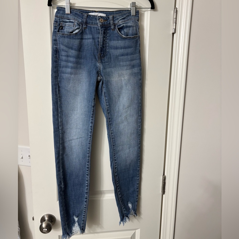 KanCan Distressed Blue Skinny Jeans